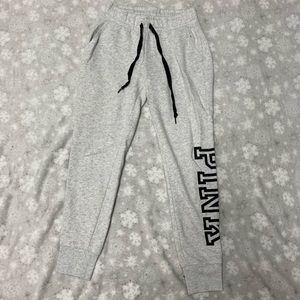 Pink sweatpants